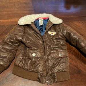 2T boys Aviator Bomber jacket